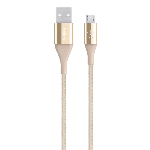Belkin DuraTek™ MICRO-USB TO USB Cable Gold - F2CU051bt04-GLD