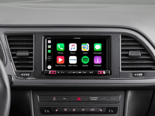 Alpine ILX-702LEON 7” Mobile Media System for SEAT Leon featuring Apple CarPlay and Android Auto com