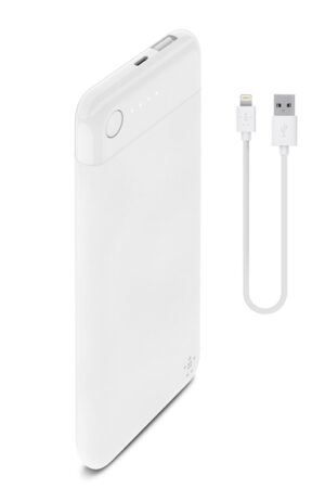 Belkin BOOST↑CHARGE™ Power Bank 10K with Lightning Connector + Lightning Cable-F7U065btWHT