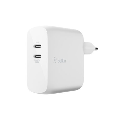 Belkin WCH003vfWH USB-C PD GaN dual-port charger (63 W)