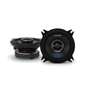 Alpine 4" (10 cm) Coaxial 2-Way S-Series Speakers - S-S40