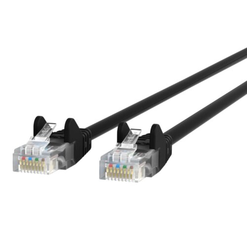 Belkin A3L793bt15MBKHS CAT5e Ethernet Patch Cable Snagless