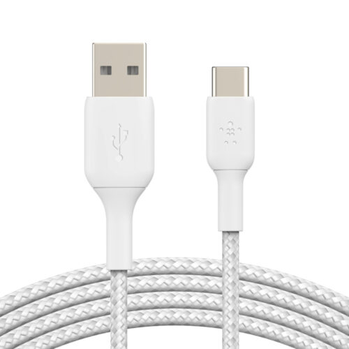Belkin CAB002bt2MWH Braided USB-C to USB-A Cable (2m)