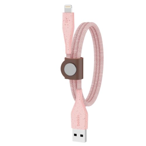 Belkin DuraTek™ Plus Lightning to USB-A Cable with Strap- F8J236bt04-PNK