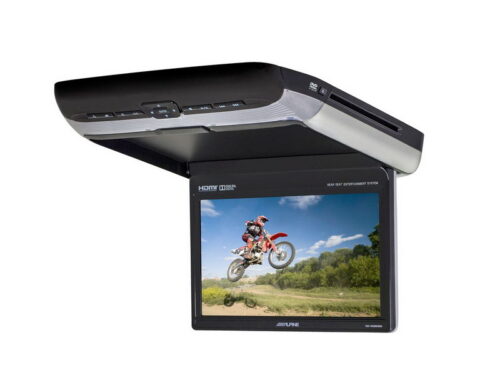 Alpine PKG-RSE3HDMI 10.1-inch Overhead Monitor with DVD Player and HDMI Input - Color: black
