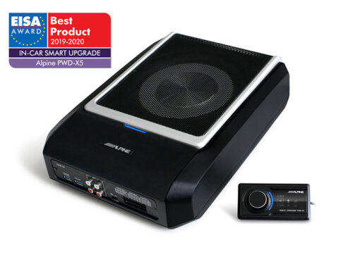 Alpine PWD-X5 4.1 Channel Digital Sound Processor (DSP) with Powered Subwoofer