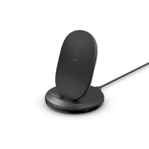 Belkin WIB002vfBK 15W Wireless Charging Stand + QC™ 3.0 24W Wall Charger