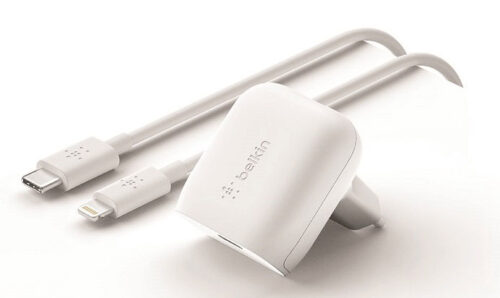 Belkin USB-C™ Wall Charger 18W + USB-C Cable with Lightning Connector