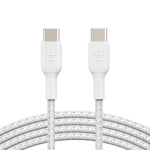 Belkin CAB004bt1MWH Braided USB-C to USB-C Cable (1m)